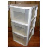 Sterilite 3 drawer storage unit