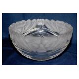 Glass serving platters & bowls