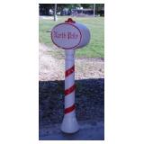 1991 Union Products Christmas North Pole sign