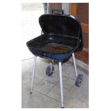 Portable charcoal grill, 27" tall