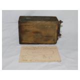 Antique Ford Model T wood box battery ignition