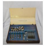 Gorham stainless flatware in chest - Baby spoon &