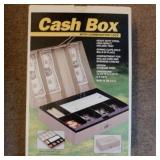 Ne metal cash box w/ combination lock