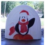 General Foam Christmas Penguin Igloo blow mold,