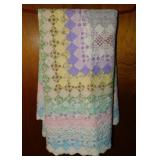 Hand stitched quilt