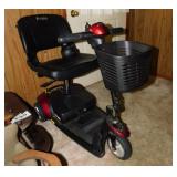 Pride Go Go Elite Traveler 3 wheel scooter w/ key