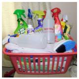Cleaning supplies - Spray bottles - Rags