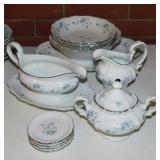 Johann Haviland Blue Garland china: Gravy boat w/
