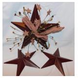 Decorative wall art: Primitive barn stars & more
