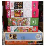 6 jigsaw puzzles - Food & flowers