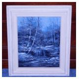 Original Evening Moonlite oil painting by