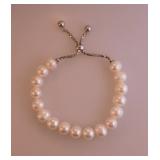 Lucas Lameth cultured pearl bracelet w/ sterling