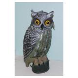 New Greenscapes plastic garden owl, 16' tall
