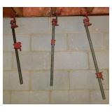 3 pipe clamps, longest is 32'