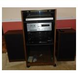 Pioneer stereo system w/ speakers, Technics