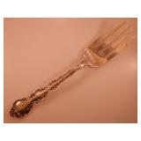 Sterling silver Gorham Strasbourg serving fork,