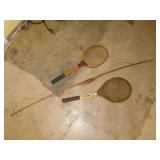 Vintage wooden Court King tennis racket w/