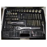 Craftsman socket & wrench set w/ case