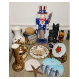 Patriotic Uncle Sam nutcracker, 12' tall - Alaska