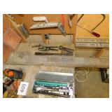 Cast iron saw reach - Papco hand pipe threader -
