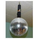 Battery powered 8' disco ball, works