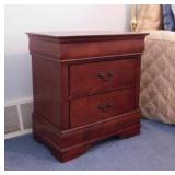 Modern 2 drawer night stand bedside table,