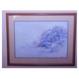 Watercolor seaside print by Barbara Krupp,
