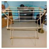 Folding clothes drying rack - Aluminum crutches -