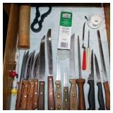 Kitchen knives: Steak - Paring - Serrated -