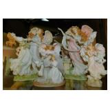 4 Seraphin Classics angel figurines,