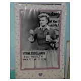 I Love Lucy Vitameatavegamin poster,
