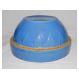 Ruckel's Picket Fence Sawtooth crock mixing bowl -