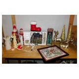 Christmas: Hand embroidered Old World Santa Claus