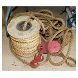 Block & tackle - Spool of rope