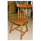 Spindle back dining chair