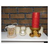 Flameless pillar candles