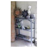 Metal 3 shelf shelving unit, 36' x 12' x 45' -