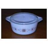 1963 Pyrex Town & Country 2.5 qt. casserole with