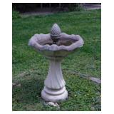 Concrete bird bath, 21' diameter