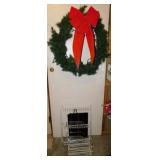 Wire shelving units - Large lighted Christmas