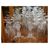 Cristal d'Arques Longchamp crystal stemware: