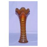 Lovely Imperial Marigold Carnival glass rippled