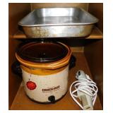 Rival crockpot slow cooker w/ glass lid -