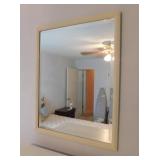 Framed wall mirror, 24' x 30'