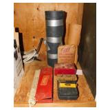 Vintage gun cleaning kit and more