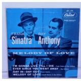 Several vintage 45 rpm vinyl records; Frank