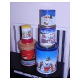 9 storage tins