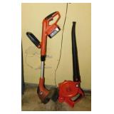 Black & Decker cordless weed trimmer & blower w/