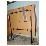 Folding ping pong table, needs some glue for