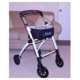 Nice KMINA lightweight folding rollator walker w/